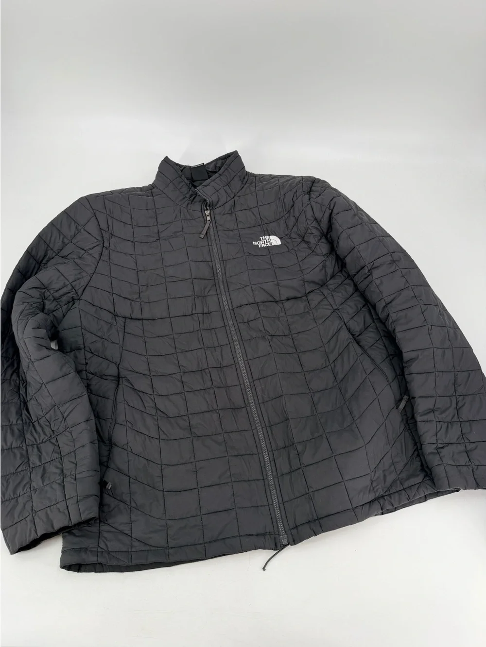 The North Face Black ThermoBall Eco Light Puffer Jacket Mens XL FLAW